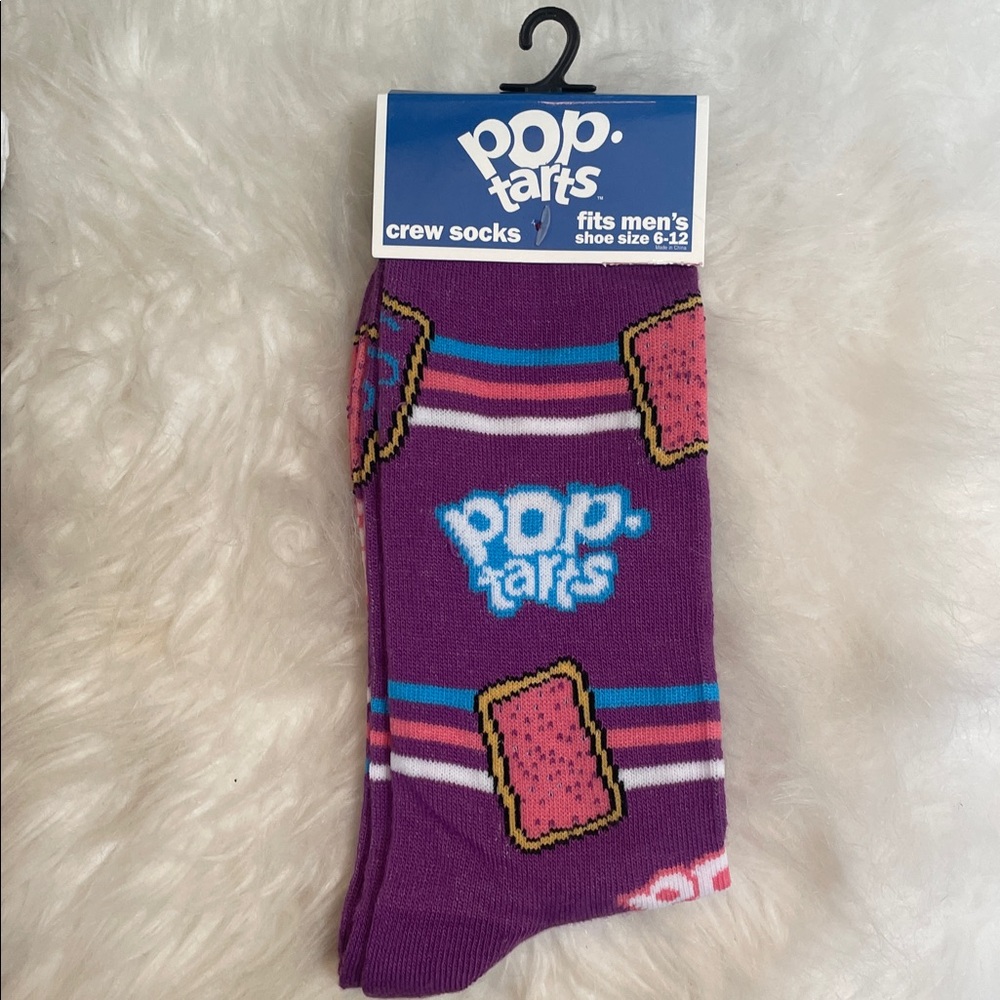 Buy 2, Get 1 FREE! 🎉 Stocking Stuffer Fun, Crazy Crew Socks - Pop Tarts (NWT)